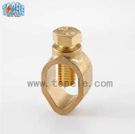 Brass Earth Rod Clamp Electrical Wire Clip For Grounding Connector Use